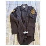 Dark Brown Holmen Police Service Worn Shirt