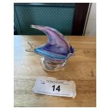 Multi Color Fish Paperweight Dockyard Glass