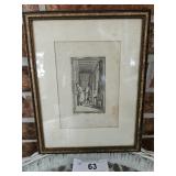 H Gravelot Night Convo Engraving