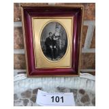 Prominent Racecar Mechanic Parents TINTYPE