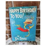 VTG Dr Seuss Happy Birthday Book