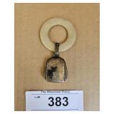 Sterling Silver Battle Rattle Antique