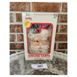 Sterling Boxed Singing Santa Christmas Toy