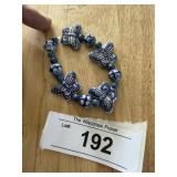 Ceramic Butterfly Beaded Bracelet