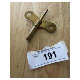 Vtg Metal Clock Winding Key