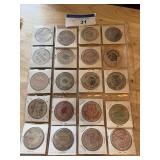 Lot of Advertising Wooden Nickels