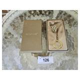 ArgentoSC Milan Crystals Key Chain