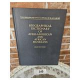 Bio Dictionary of Afro American Musicians Book