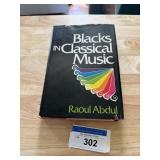 Blacks in Classical Music Book Signed by R Abdul