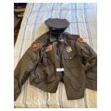 VTG Security Guard Jacket w Badge Patches