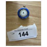 Swiss Enamel Sterling Silver Watch Casing