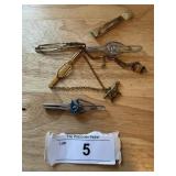 Lot of Vintage Neat Tie Clips