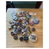 Lot of 70s 80s Music Pins