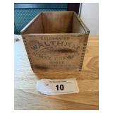 Waltham School Crayons Wooden Box