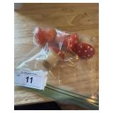 Lot of Vintage Mushroom Candles