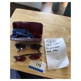 2 Pairs Super Sunglasses w Case