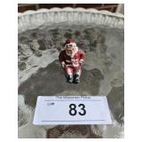 VTG Cast Metal Santa Claus