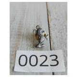 Sterling Silver Walt Disney Mickey Mouse Pin