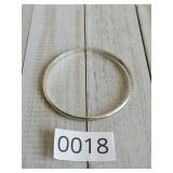 Sterling Silver Adult Bangle Bracelet