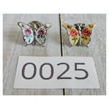 Pair of Beau Sterling Silver Butterflies