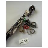 Lot of Vintage Costume Jewelry Rings 11