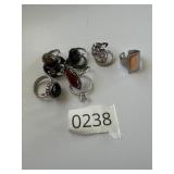Lot of Vintage Costume Jewelry Rings 8