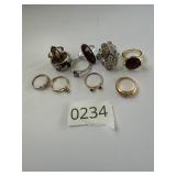 Lot of Vintage Costume Jewelry Rings 4