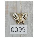 Crown Trifari Enameled Butterfly Brooch