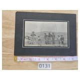 1907 Occupational Photo Men by Water Photo Mounted