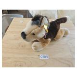 Steiff Plush Animal Dog w Eartag
