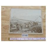 Antique Mounted Occupation Photo Workyard