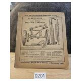 John Deere Directions High Lift Mower Book