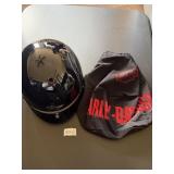 Harley Davidson XS Motorcycle Helmet w Cover