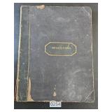 Antique Music Book FANTASTIC LITHOS