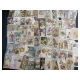 Huge Antique Easter Postcard Lot, Bunny, Eggs