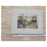 Antique Mounted Industrial Factory Photo