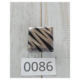 Sterling Silver 925 Zig Zag Pin Brooch
