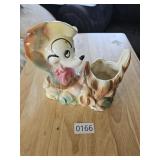 VTG Mickey Mouse Disney Planter Ceramic