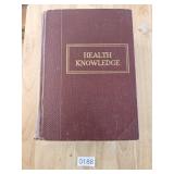 1924 Health Knowledge Book w Pop Up Lithos