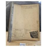 John Deere Parts Catalog Tractors Model D Vintage