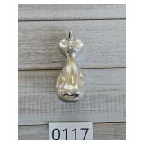 Dangly Silver Tone Kitty Kat CAT Pendant