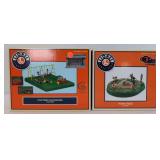 Lionel O Gauge 24138 Playtime Playground and 82106 Pony Ride in original boxes