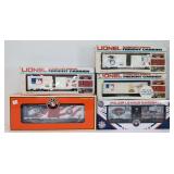 Lionel O Gauge 9365, 9624, 9625, 36758, 82977 baseball freight in box