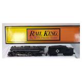 MTH Rail King O Gauge RK-1110 Erie Berkshire 2-8-4 steam locomotive and tender in box