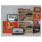 Lionel O Gauge 2181, 2181, 2283, 62181, 12883, two 32902 and two Town and Country billboards
