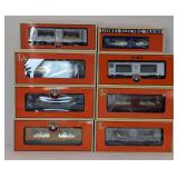 Lionel O Gauge 29699, 19683, 52280, 19667, 7522, 19670, 19677, 19697 in box