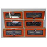 Lionel O Gauge Alaska rolling stock 16474, 19682, two 26150, 26817, 26826 in box