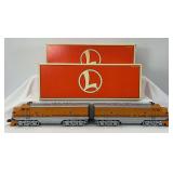 Lionel O Gauge 38192 PWR A 38193 dummy A Rio Grande F3 diesels in box
