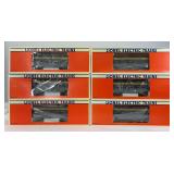 Lionel O Gauge C&O 19145, 19146, 19147, 19148, 19149, 19150 alum. pass. in box