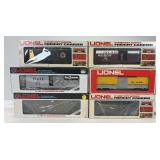 Lionel O Gauge freight trains in original box, 9268, 9739, 9402, 9218, 16639, 19316